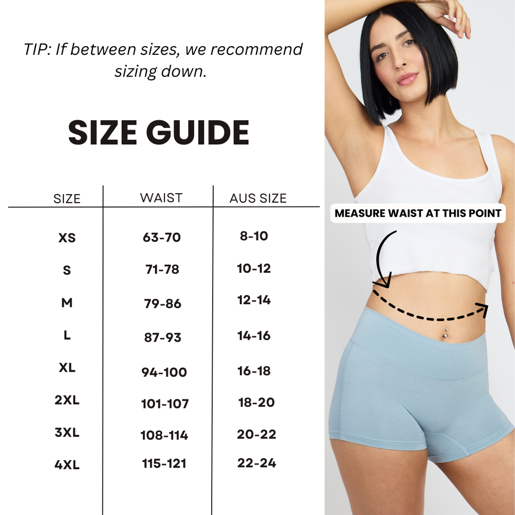 Smooth-Fit Low Rise Bamboo Short | Sits Below Trouser Line, No VPL – Midies
